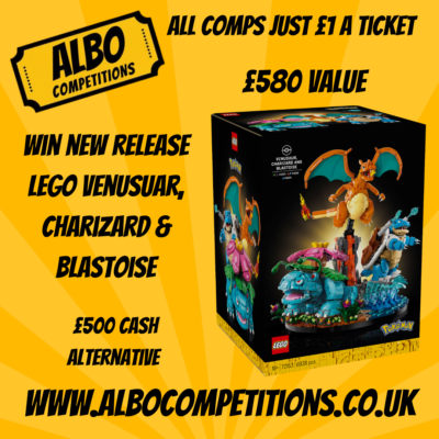 New Lego Venusaur, Charizard & Blastoise Set 72153 or £500 Cash Alternative