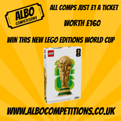 New Lego Editions Football World Cup Set 43020 or £125 Cash Alternative