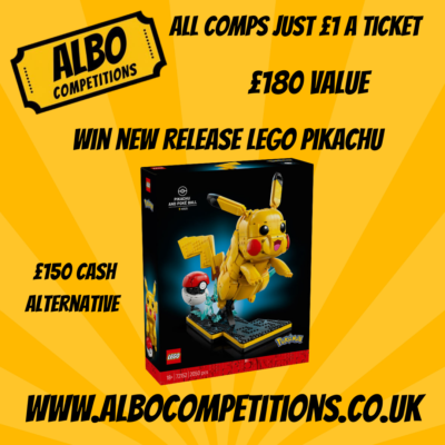 New Lego Pikachu & Pokeball Set 72152 or £150 Cash Alternative