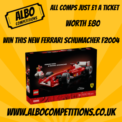 Lego Icons Michael Schumacher Ferrari F2004 F1 Car Set 11375 or £60 Cash Alternative