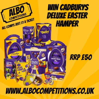 CADBURYS DELUXE EASTER CHOCOLATE HAMPER OR £50 CASH ALTERNATIVE