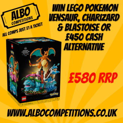 LEGO VENUSAUR, CHARIZARD & BLASTOISE SET 72153 OR £450 CASH ALTERNATIVE