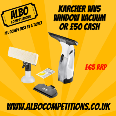 KARCHER WV5 WINDOW VACUUM CLEANER OR £50 CASH