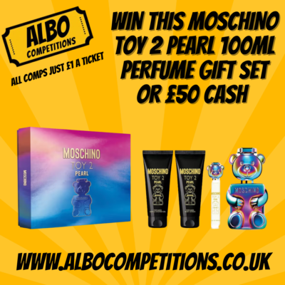 MOSCHINO TOY 2 100ML PERFUME GIFT SET OR £50 CASH