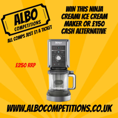 NINJA CREAMI ICE CREAM MAKER OR £150 CASH
