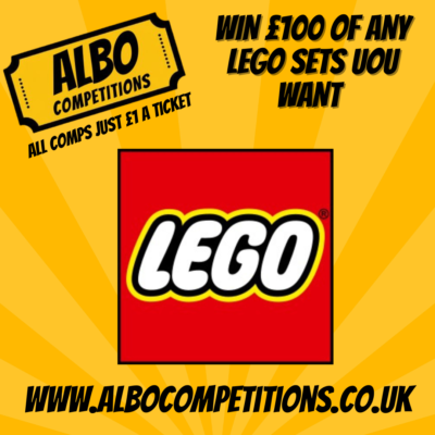 WIN £100 OF ANY LEGO SETS YOU WANT!