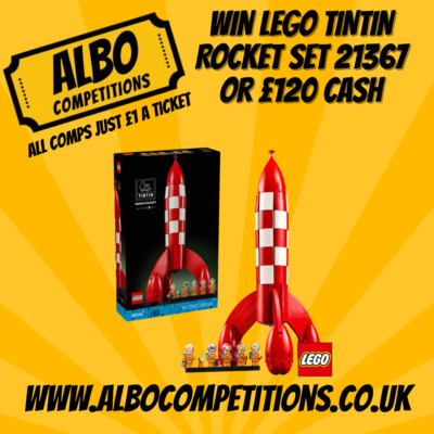 WIN LEGO TINTINS ROCKET SET 21367 OR £120 CASH