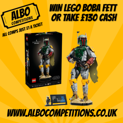 WIN LEGO STAR WARS BOBA FETT SET 75455 OR TAKE £130 CASH