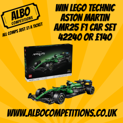WIN LEGO TECHNIC ASTON MARTIN AMR25 SET 42240 F1 CAR OR £140 CASH